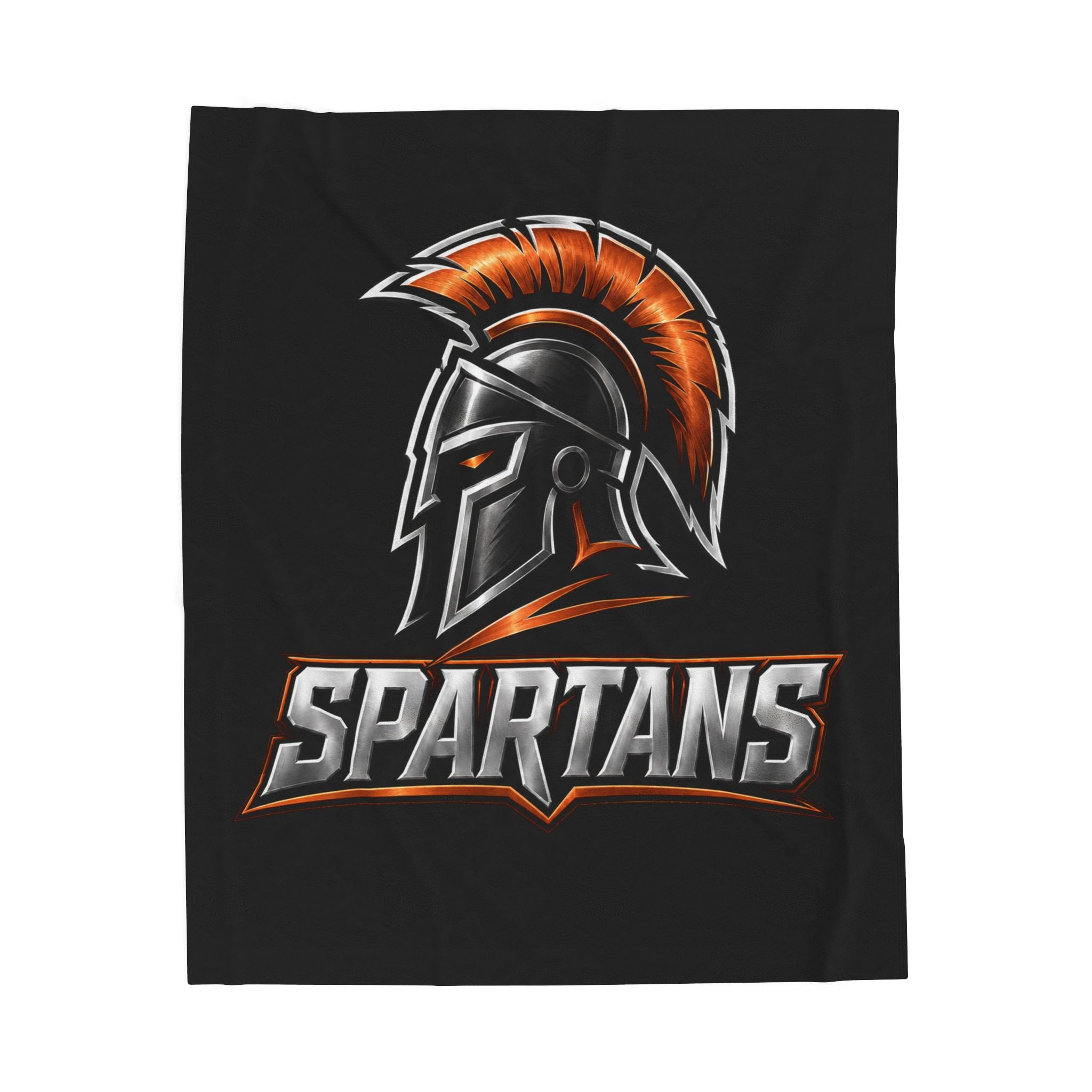 Spartans Velveteen Plush Blanket – Soft Team Logo Throw for Fans & Game Day