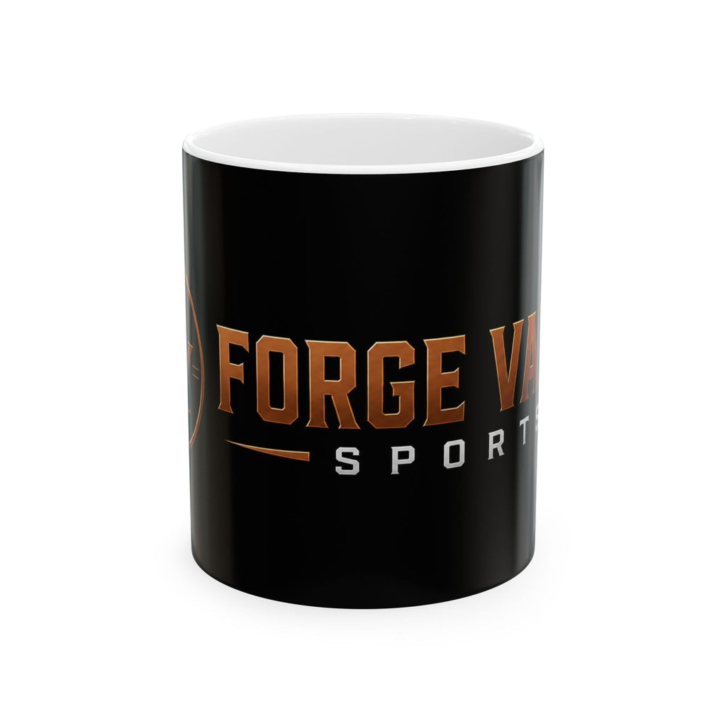 Forge Valor Sports Ceramic Mug — Motivational Gym Coffee Cup (11oz & 15oz)