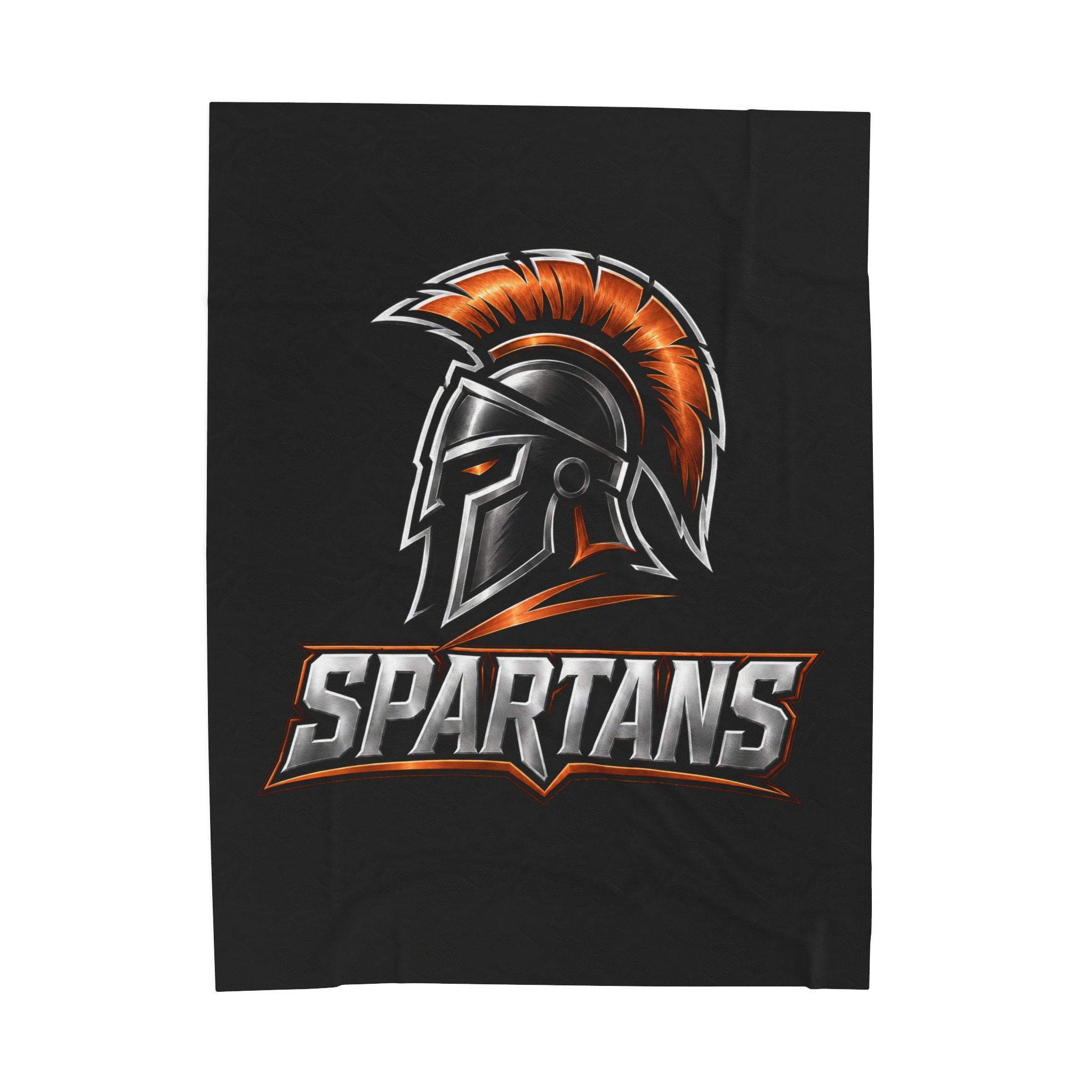 Spartans Velveteen Plush Blanket – Soft Team Logo Throw for Fans & Game Day