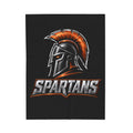 Spartans Velveteen Plush Blanket – Soft Team Logo Throw for Fans & Game Day