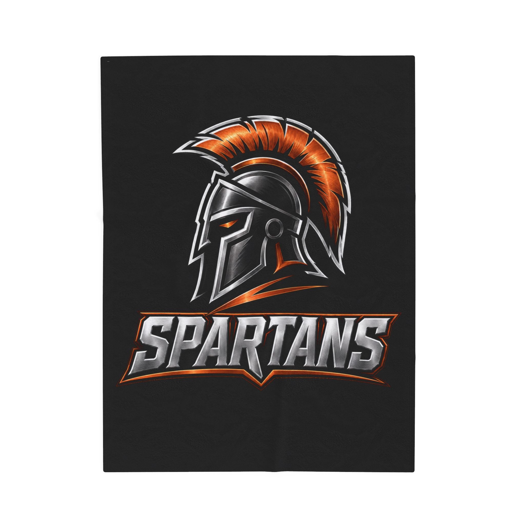Spartans Velveteen Plush Blanket – Soft Team Logo Throw for Fans & Game Day