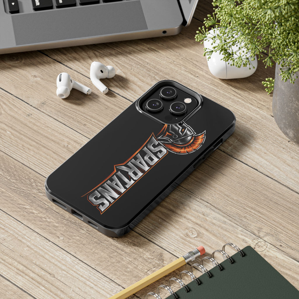 Spartans Tough Phone Case — Rugged Protective Phone Cover with Spartan Helmet Design