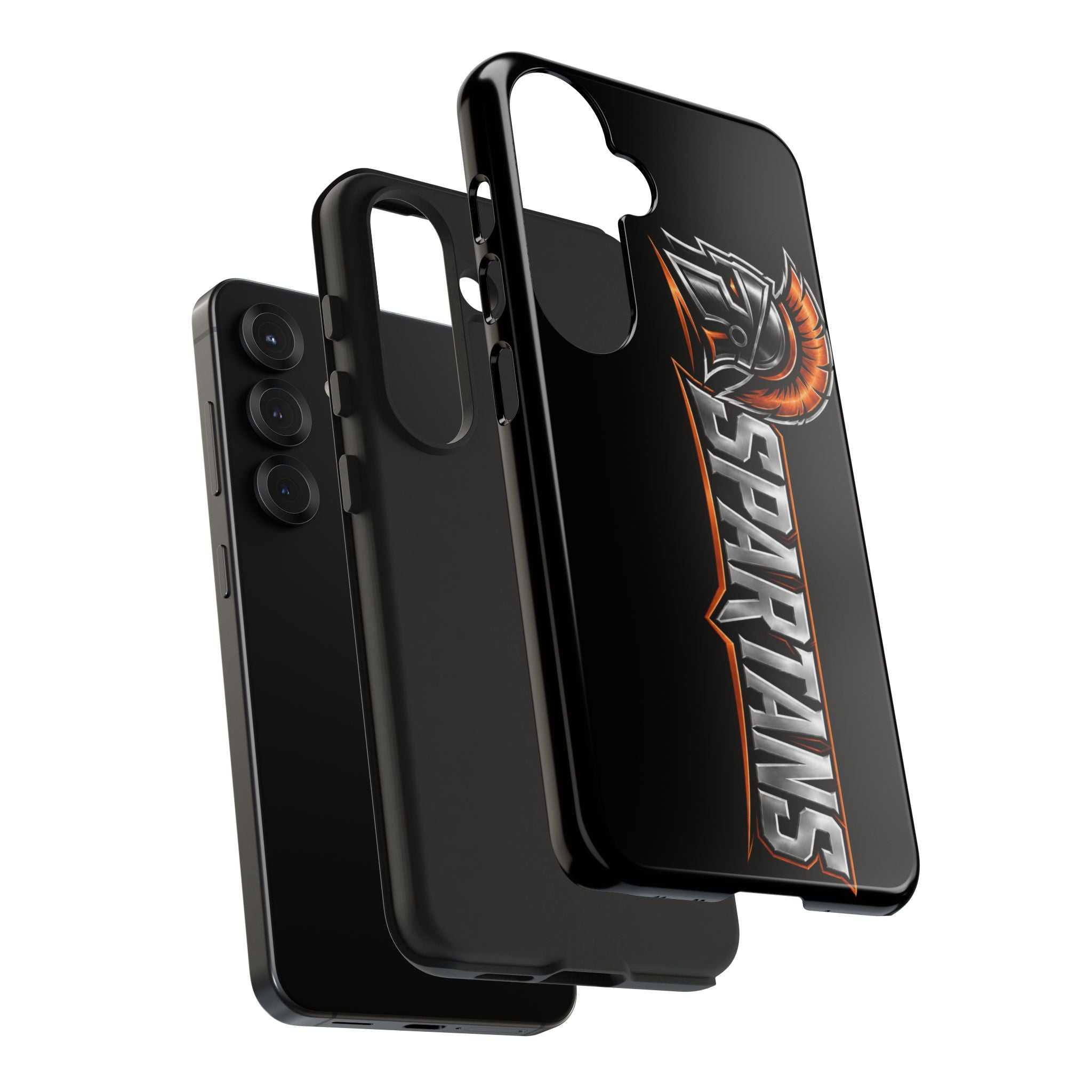 Spartans Tough Phone Case — Rugged Protective Phone Cover with Spartan Helmet Design
