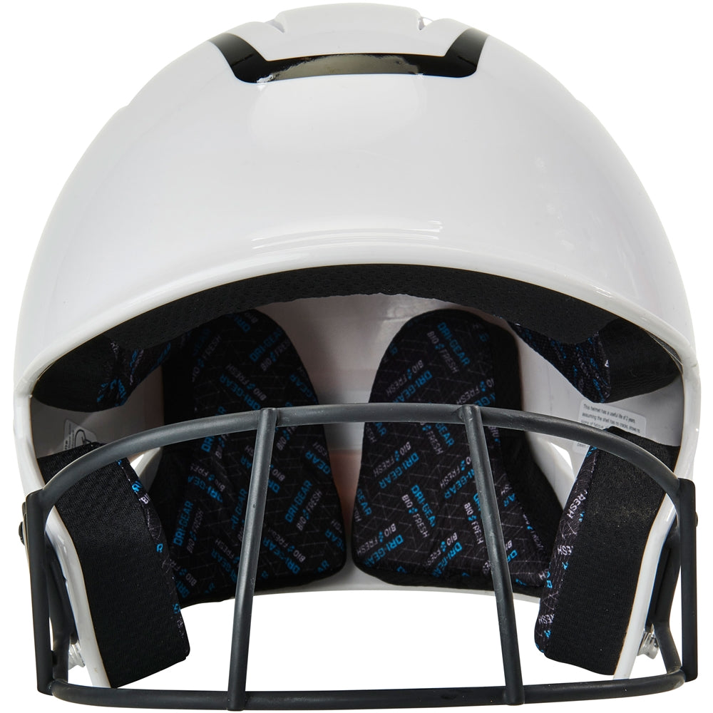 TWO-TONE SOFTBALL HELMET W/MASK