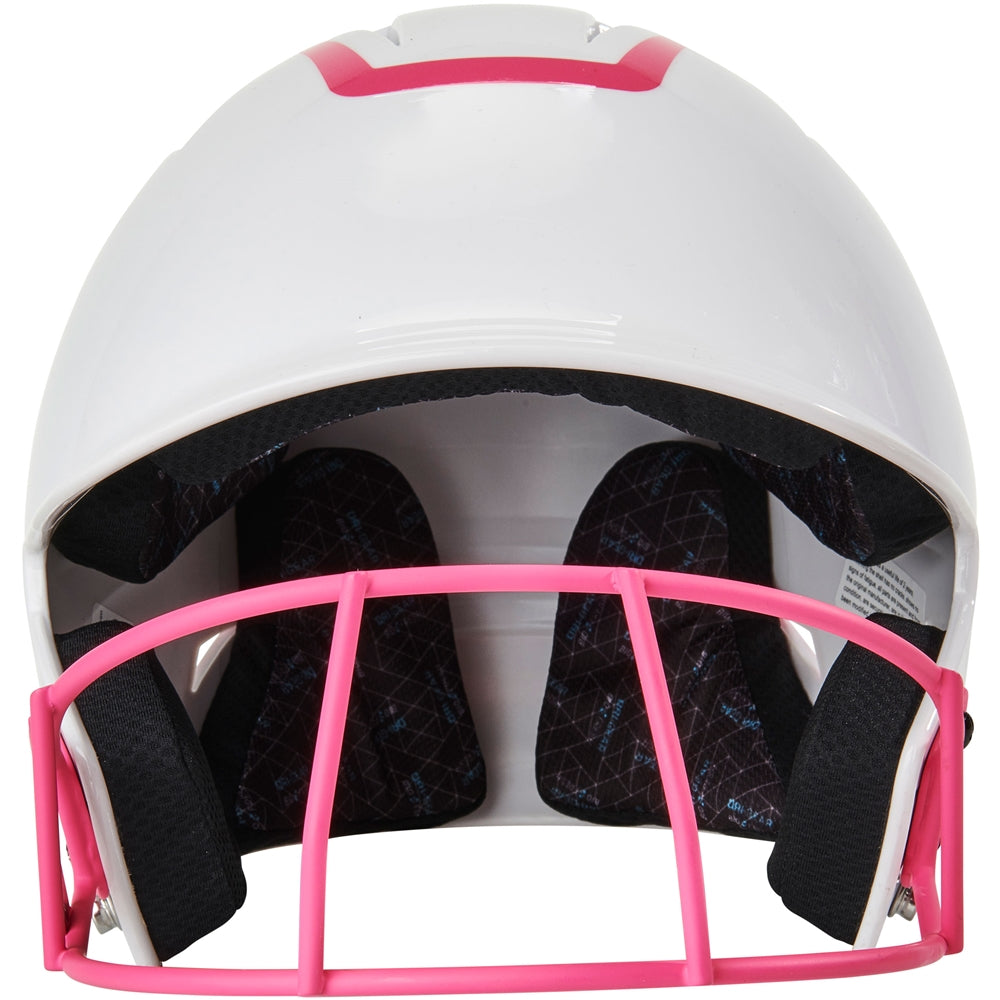 TWO-TONE SOFTBALL HELMET W/MASK