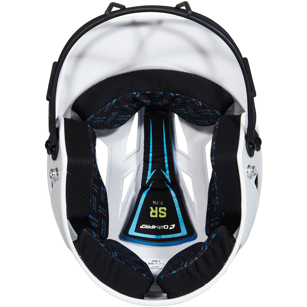 TWO-TONE SOFTBALL HELMET W/MASK
