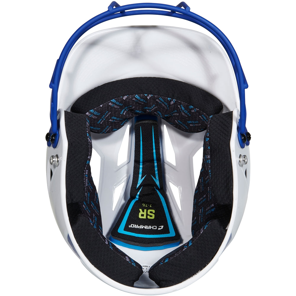 TWO-TONE SOFTBALL HELMET W/MASK