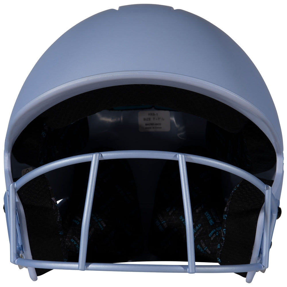 HX MATTE SOFTBALL HELMET W/FACEMASK