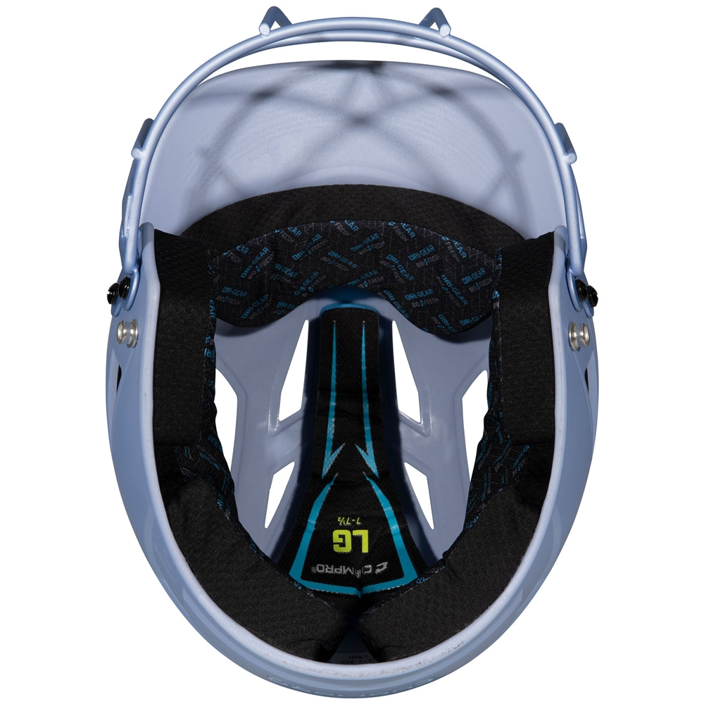HX MATTE SOFTBALL HELMET W/FACEMASK