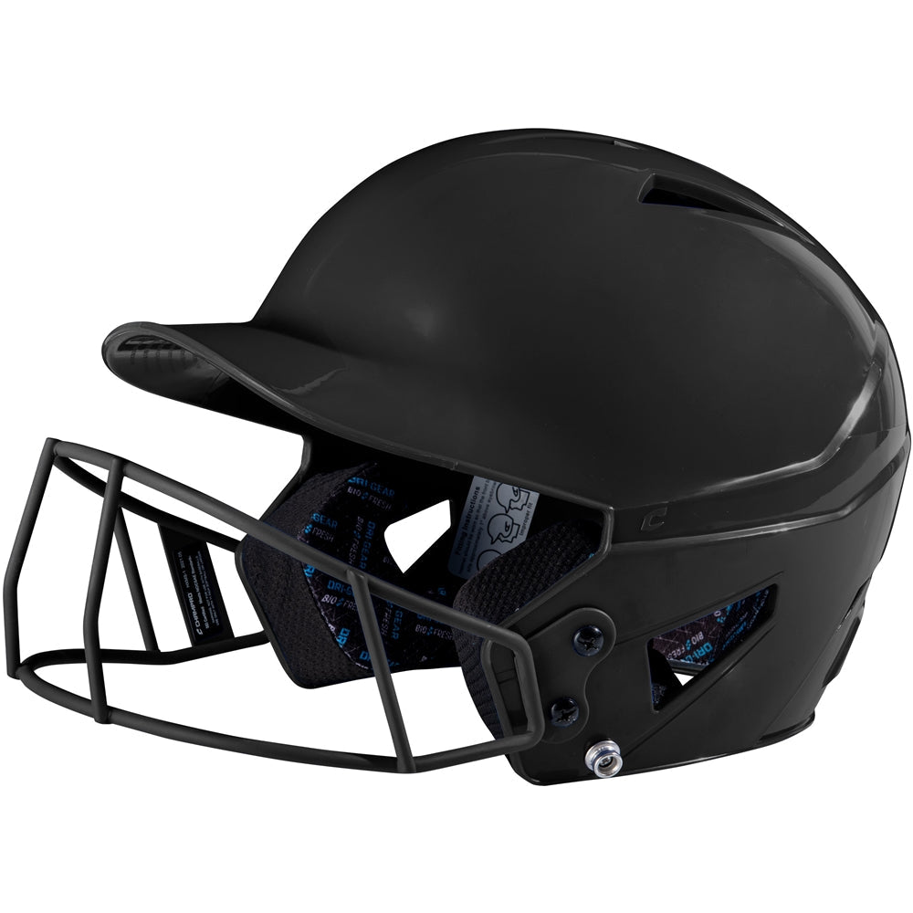 UNCOATED HX SOFTBALL HELMET W/MASK