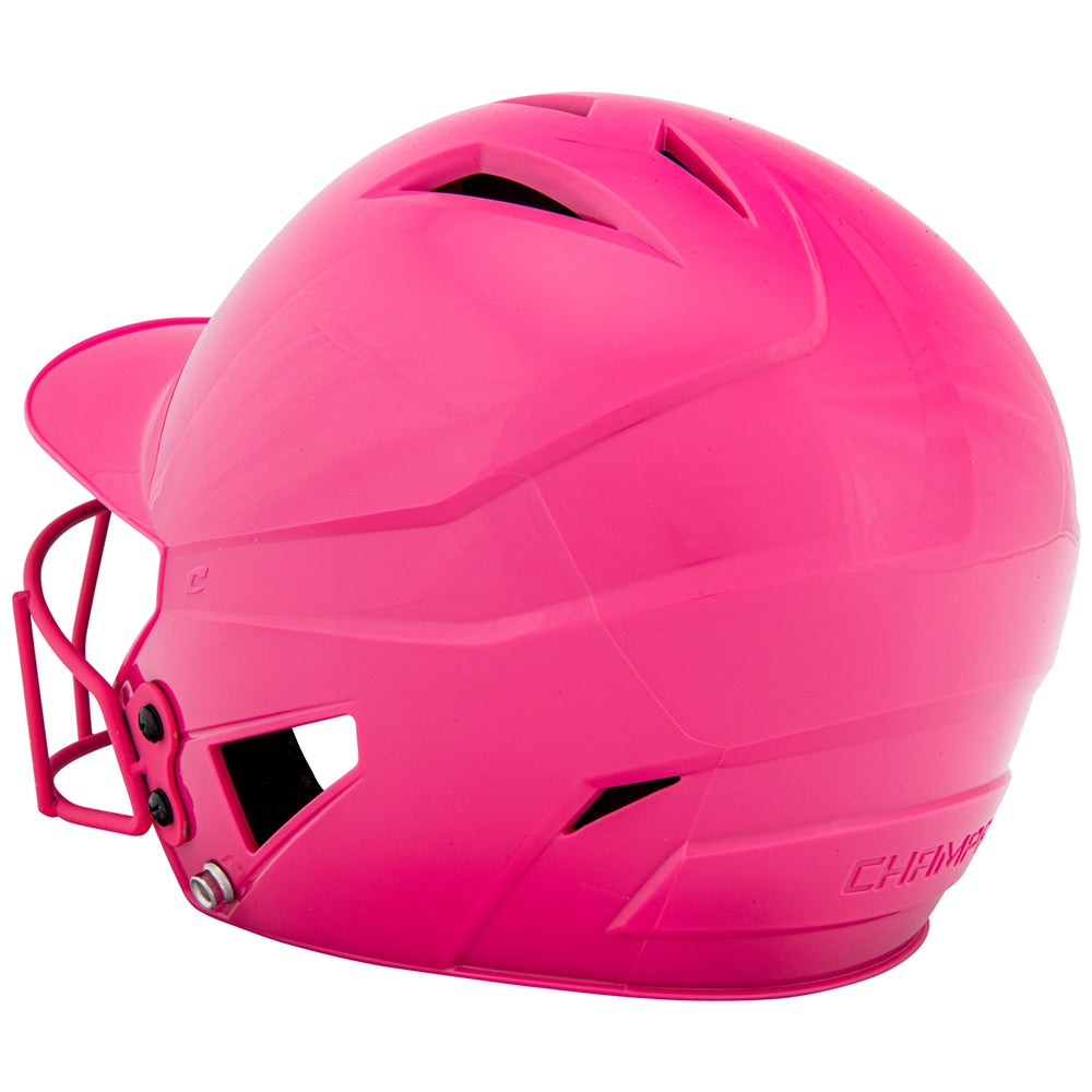UNCOATED HX SOFTBALL HELMET W/MASK