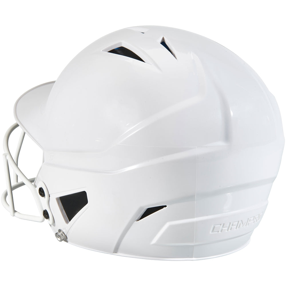 UNCOATED HX SOFTBALL HELMET W/MASK