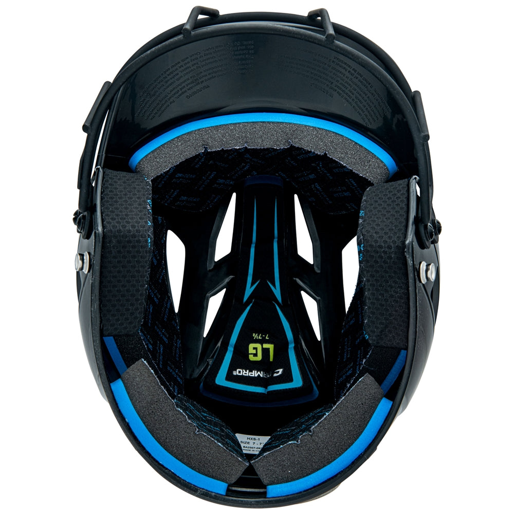 UNCOATED HX SOFTBALL HELMET W/MASK