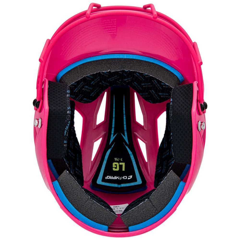 UNCOATED HX SOFTBALL HELMET W/MASK
